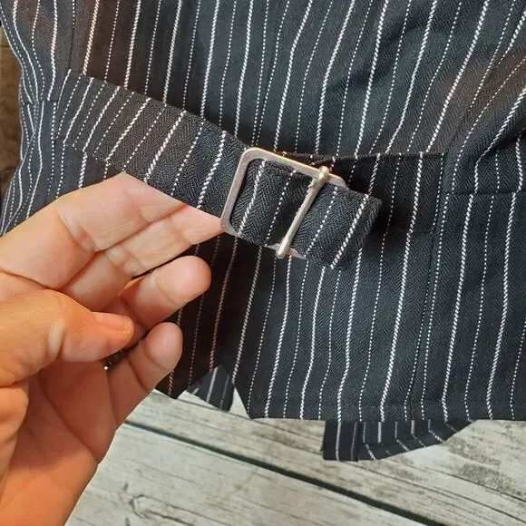 I.AM. GIA Black Havena Pinstripe Jacket Size XXS NWT - Picture 4 of 9
